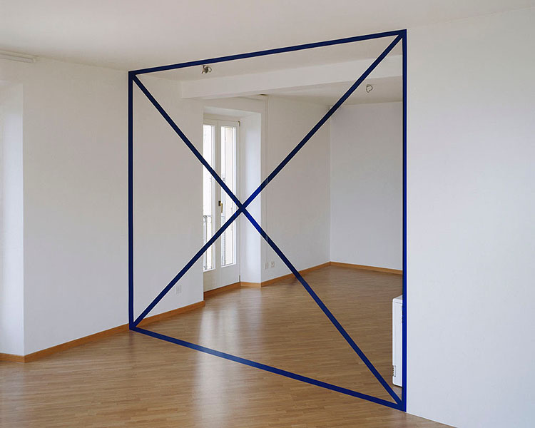 Anamorphic-color Illusions by Felice Varini 5